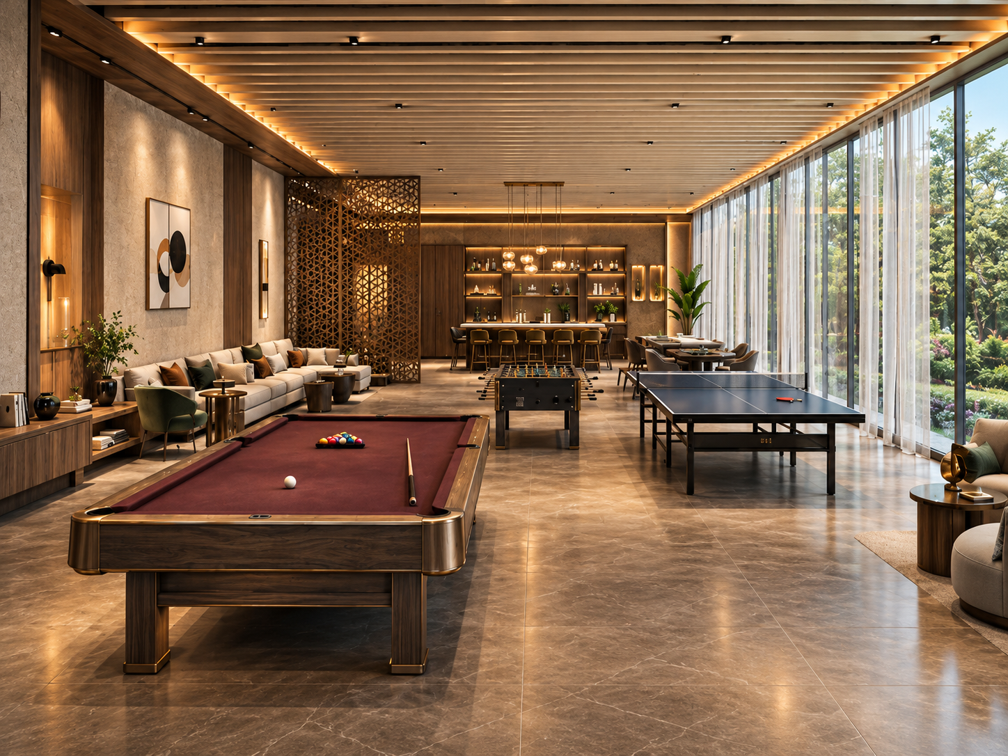 Marvel indoor games room